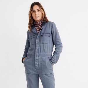 Madewell Sherpa Coverall Jumpsuit